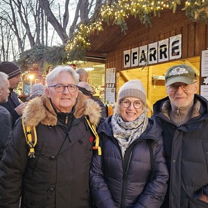 v.l. Pfarrgemeinderat Hermann Dittrich, Gisi Marx (Günzl) und Nandi Steiner