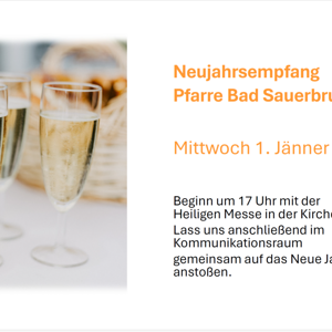 Neujahrsempfang - Einladung