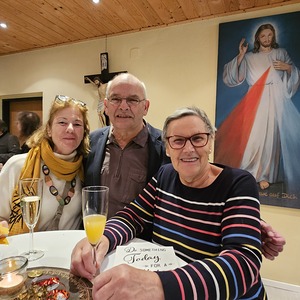 Pfarrgemeinderätin Gerda Schrammel, Harald Lechner und Ilse Grasl